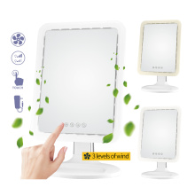 Vanity Makeup Mirror with LED Lights and Fan
